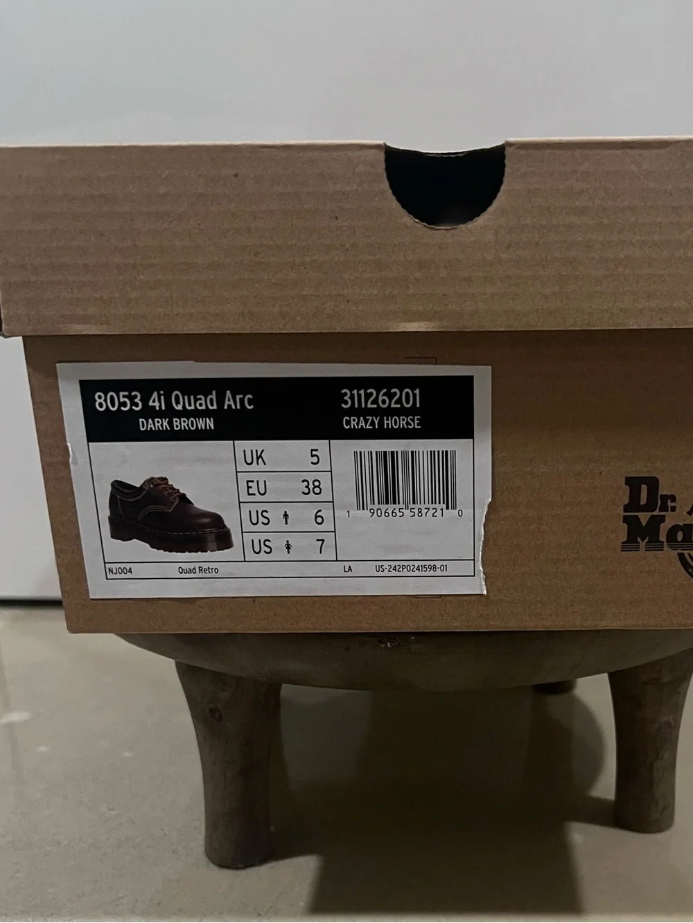 Dr Martens 8053 4i Quad Arc - Crazy Horse Leather